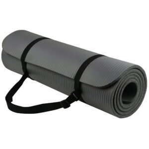 All-Purpose 1/2 In. High Density Foam Exercise Yoga Mat Anti-Tear